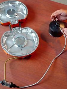 Campingmoon | CAMPINGMOON Z21-70 Ngoài Trời Chia Đốt Ống Nối Dài Hợp Kim Nhôm Bình Gas Van Adapter Dành Cho Cắm Trại Bếp Phụ Kiện