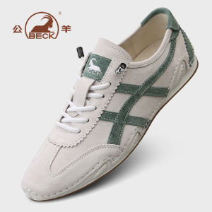 Sheepskin Mens Shoes 2025 Autumn New Style Sports Casual Flat Bottom Genuine Leather Malcolm X Shoes Mens Fashion Single Shoes