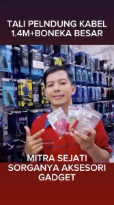 Mitra Sejati Tali Pelindung Kabel 1.4M +Boneka Besar Cord Holder