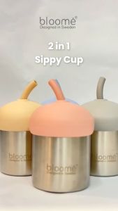 Bloome 2-in-1 Stainless Sippy Cup - Botol Minum Bayi