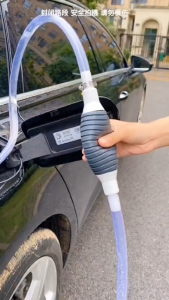 Manual Gasoline Oil Pump Hand Fuel Suction Pipe Portable Transfer Pump for Car Truck Fuel Tank Water Pumping Tool