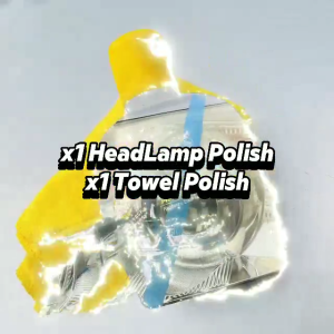 Headlamp Polish / Headlamp Cleaner [Free]1PC POLISH TOWEL Polish Lampu Kereta Berkilat Buang Kuning Remove Yellowish