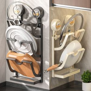 Suction Cup Wall-Mounted Multilayer Organizer Storage Rack