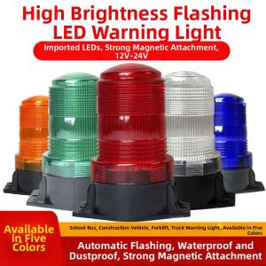 CAIBEIMI | Rotary Bicolor Flashing Warning Light 12V 24V