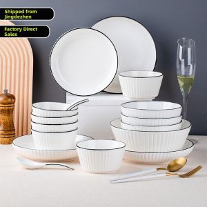 Simple Nordic Style Dinnerware Set