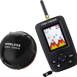 PUPOPAN Wireless Sonar Fishing Alert Fish Finder Underwater Echo Sounder Fishing Detector Portable Fish Finder
