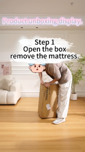 YADUO mattress economy gray/white foldable body support back pain relief comfortable sleeping