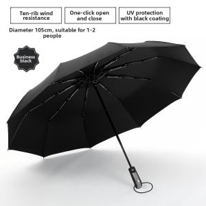 Automatic Folding Dual-Person Umbrella Sun and Rain Protection