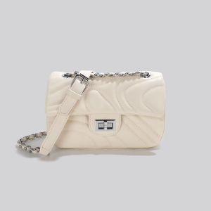 QFDI túi xách nữ đẹp Túi Nữ Túi Đeo Vai Nữ Túi Đeo Chéo Túi Dây Xích Khóa Chỉ Thêu Hoài Cổ Thời Trang túi đeo chéo nữ tui đeo nữ chéo tui xách nư giá rẻ túi xách nữ sang chảnh đi tiệc