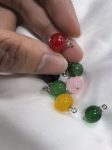 Nút Ngọc Trai Giả Bằng Thủy Tinh Cao Gót Nút Váy Hanfu Nút Quần Áo Truyền Thống Trung Quốc Nút Quần Áo Hình Tròn Nhỏ