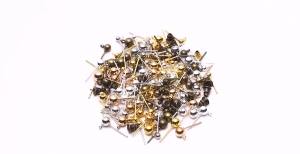 20 Chiếc Khuyên Tai Bằng Thép Không Gỉ Với Chốt Bi Tròn 3-6mm Phụ Kiện Làm Đồ Trang Sức Tự Làm Phụ Kiện Làm Khuyên Tai Bằng Kim Loại