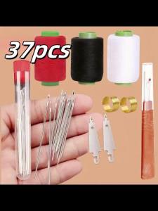 Big Eyed Steel Sewing Needle Set Sewing Tool Set Stainless Steel Handmade Sewing Needle Portable DIY Handmade Craft Set
