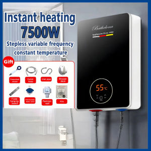 High-Quality Instant Water Heater For Shower Electric Hot And Cold Shower 7500w Power Shower Heater Lcd Touchscreen For Bathroom