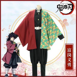 Fugang Yiyong Cos Costume Kimetsu No Yaiba Japanese Style Team Uniform Anime Suit Ghost Killing Team Water Column Kids Adult