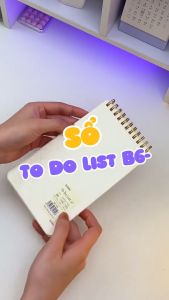 Sổ To Do List lò xo kép bìa nhựa 2 mặt khổ B6 KLONG 120 trang 955 - Định lượng 100gsm - KT: 97x174mm độ trắng 76% ISO