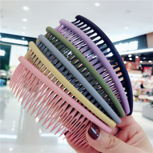 Korean Japanese Anti-Slip Hair Comb Womens Simple Hair Accessories Adult Hair Decorations Side Hair Card Bangs Comb