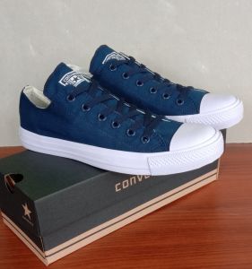 (free box)sepatu sneakers converse70 ct biru navy all star ct navy