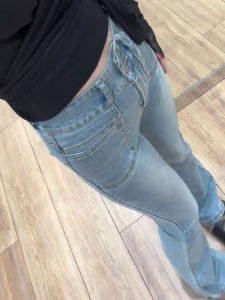 High Waist Bell Bottom Jeans Womens Spring Autumn New Slimming Elastic French Vintage High Street Pants Trendy Korean Style