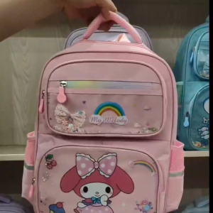 5-12 Years Old Kids Backpack For Students Orthopedic Waterproof Primary Book Bag Night Warning Children SchoolBags