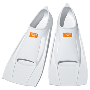 WATERTIME | Professional Short Free Swimming Silicone Fins for Adults and Children
