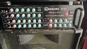 Sakura AV-733 Professional Karaoke Amplifier 450W x2 2 Channel Audio Amplifier