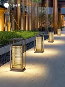Solar Powered Lawn Lights Outdoor Courtyard Lamp Waterproof Villa Garden Ground Lamp Portable Grass Lamp Stand Lamp