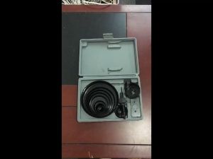 JIANTAI 16/11/6pcs wood hole saw set drill bit carbon steel hole cutter set for plasterboard ceiling