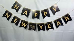 2026 Happy New Year Banner New Year Spiral Ornaments New Year Party Home Christmas Decoration Gifts