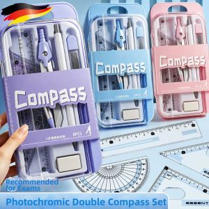 KUWUBIANJING | Exam Specialized Drawing Tools Set for Elementary and Middle School Students with Pencil Clip Design