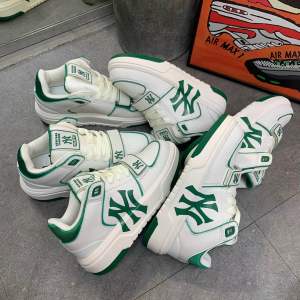CHÍNH HÃNG - GIÀY MLB CHUNKY LINER MID NEW YORK YANKEES GREEN 3ASXLMB3N-50GNS