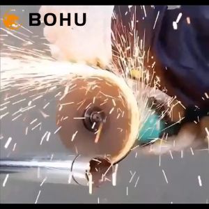 BOHU เครื่องเจียรไร้สาย เครื่องเจียร์ 4 นิ้ว หินเจียรแบบไร้สาย หินเจียรไร้สาย ลูกหมูหินเจียร เครื่องเจียรไร้สาย ฟรีใบมีด 10 อัน รวมถึงกล่องพลาสติก Brushless Angle Grinder