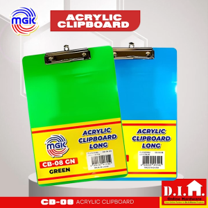 Do It Home MGK CB-08 Acrylic Clipboard Long Size With Ruler