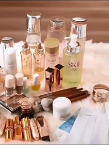 กล่องเครื่องสำอาง กล่องใส่เครื่องสำอาง กล่องเก็บเครื่องสำอาง เครื่องสำอาง ที่ใส่ ชั้นวาง สามารถพกพาได้