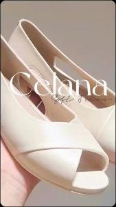 KD โกดังไทย รองเท้าคัชชูผู้หญิง ทรงเปิดหัว ส้นหนายางนิ่ม มี 5 สี เบอร์ 36-40 (11)