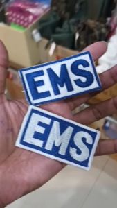 Tec40 EMS VELCRO PATCH ฉุกเฉิน อาร์มตีนตุ๊กแก ปักจักร งานปัก ไรท์สาระกับครูแว่น Tec40store