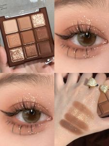 MONLEYTA | Chocolate Eyeshadow Palette Matte Shimmer Nine Colors Earth Tone Series New 2025 Official Store Authentic Eye Makeup