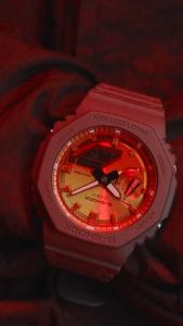 G-Shock Jam Tangan Pria GA-100FL-8ADR Original Analog Digital