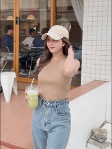 🌈 MesubShop 🌈 เสื้อกล้าม ผ้าไหมพรมร่อง 🧸 แต่งแมตช์เข้ากับทุกลุค รุ่น แพลงค์ตอน B-015-1-A