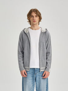 Áo Cardigan Có Mũ 100% Len