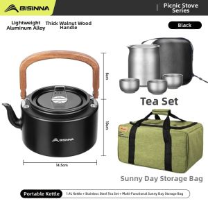 BSWOLF | Portable Outdoor Camping Travel Water Kettle