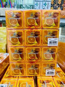 Vipada วิภาดา สบู่ส้มผสมคอลลาเจน วิภาดา Vipada orange & collagen soap 1แพ๊คมี12ก้อน น้ำหนักก้อนละ65กรัม