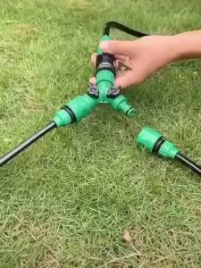 2-Way Water Hose Tap Splitter With Quick Connector And Y Type Adapter For Garden Faucet - Dual-Purpose Connectors For Yard Use