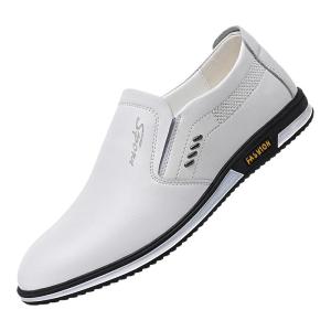JIFANPAUL | Summer Men Business Formal British Casual White Fashion Cut-out Design Shoes