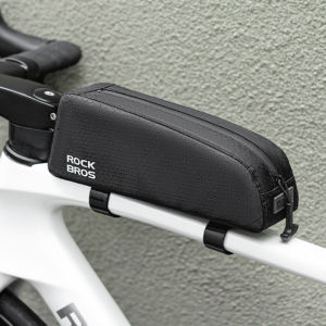 Bicycle Bag Waterproof Cycling Top Front Tube Frame Bag Large Capacity MTB Road Bicycle Pannier Black Bike Accessories