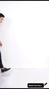 Batik Dua Putri - Batik Couple Wanita Pria Atasan Kemeja Atasan Blouse Batik Modern SKU YUPI