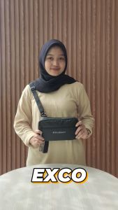 Thobach - Tas Selempang Pria Sling Bag Exco Waterproof Clutch Bag Pria Waist Bag Pouch Bag Pria