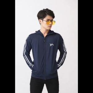 Áo Chống Nắng Nam 2 Lớp Phối Kẻ Tay - LCXAN37