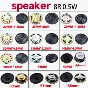 2PCS4Ohm8Ohm 5W 31mm HiFi Tweeter Full Range Treble Speakers Crossover Box Speaker For Car Home Audio Modification Tweeter Head