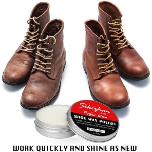 Leather Shoe Care Cream Transparent Colorless Odorless Mink Conditioning Waterproof Shine Protector Shoe Maintenance