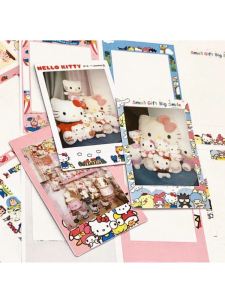 Decorative Photo Album Stickers 3-Inch Frame Borders Cute Floral Design Memory Keeping Self-Adhesive Paper Crafts